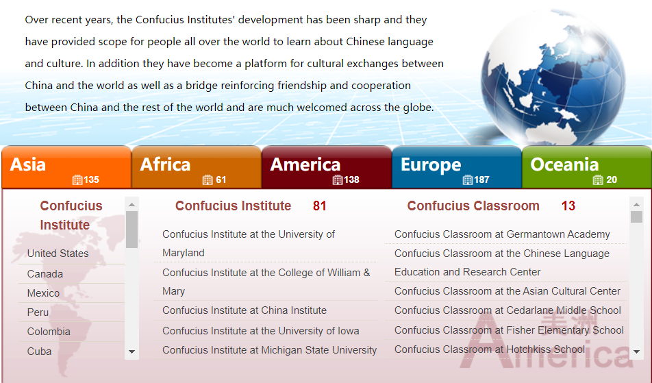 dati istituto confucio nel mondo