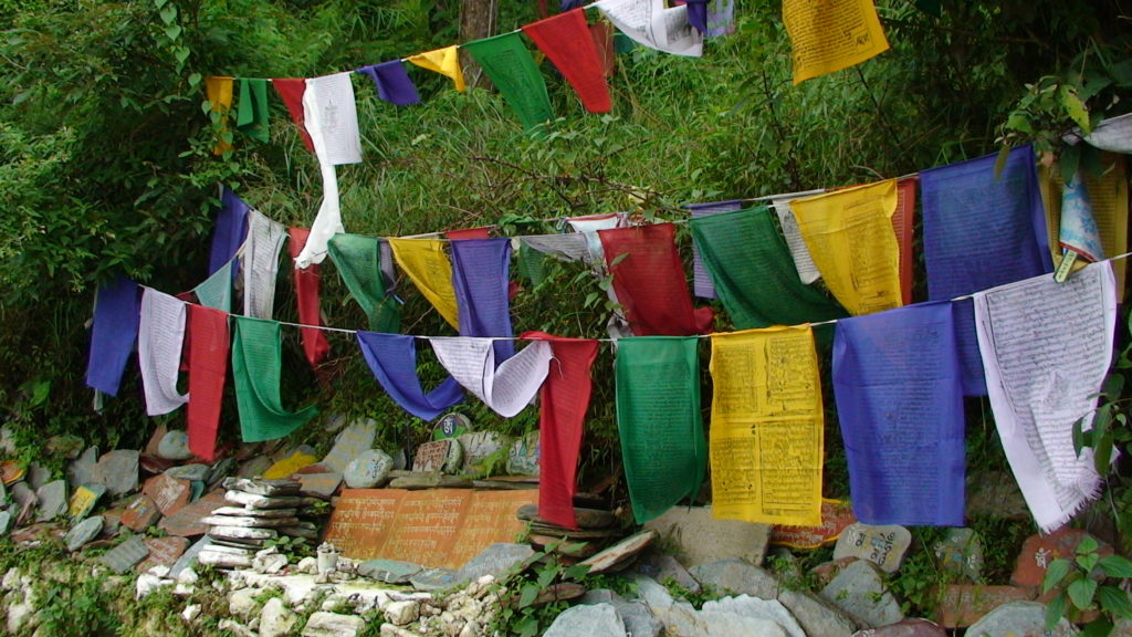 bandierine della preghiera tibet