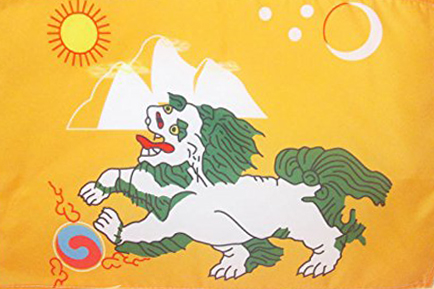 la prima bandiera tibetana